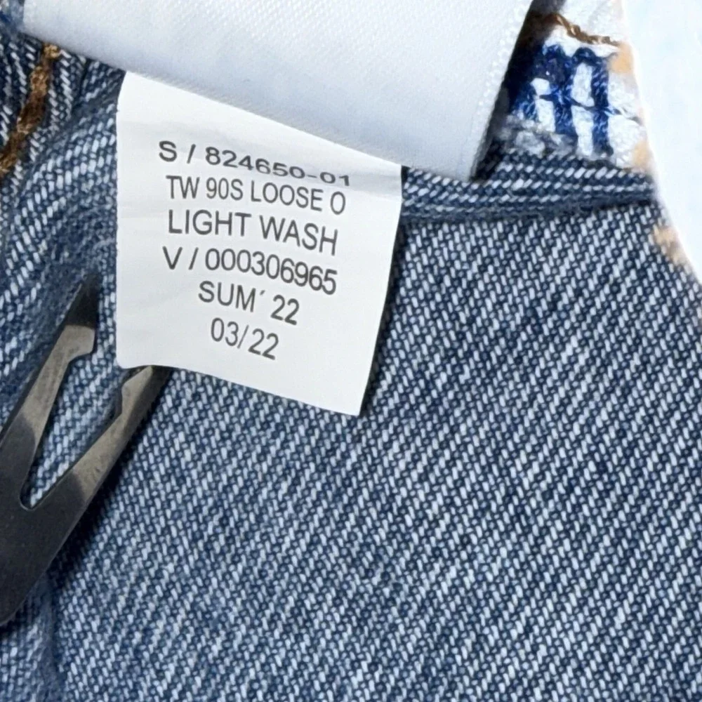 Gap Teen 90s‎ Loose Fit Jeans Size 20 Light Wash Blue Denim